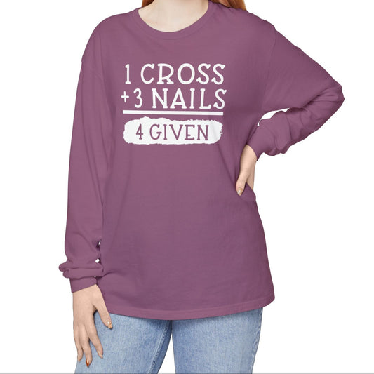 Christian Faith Easter Long Sleeve Shirt