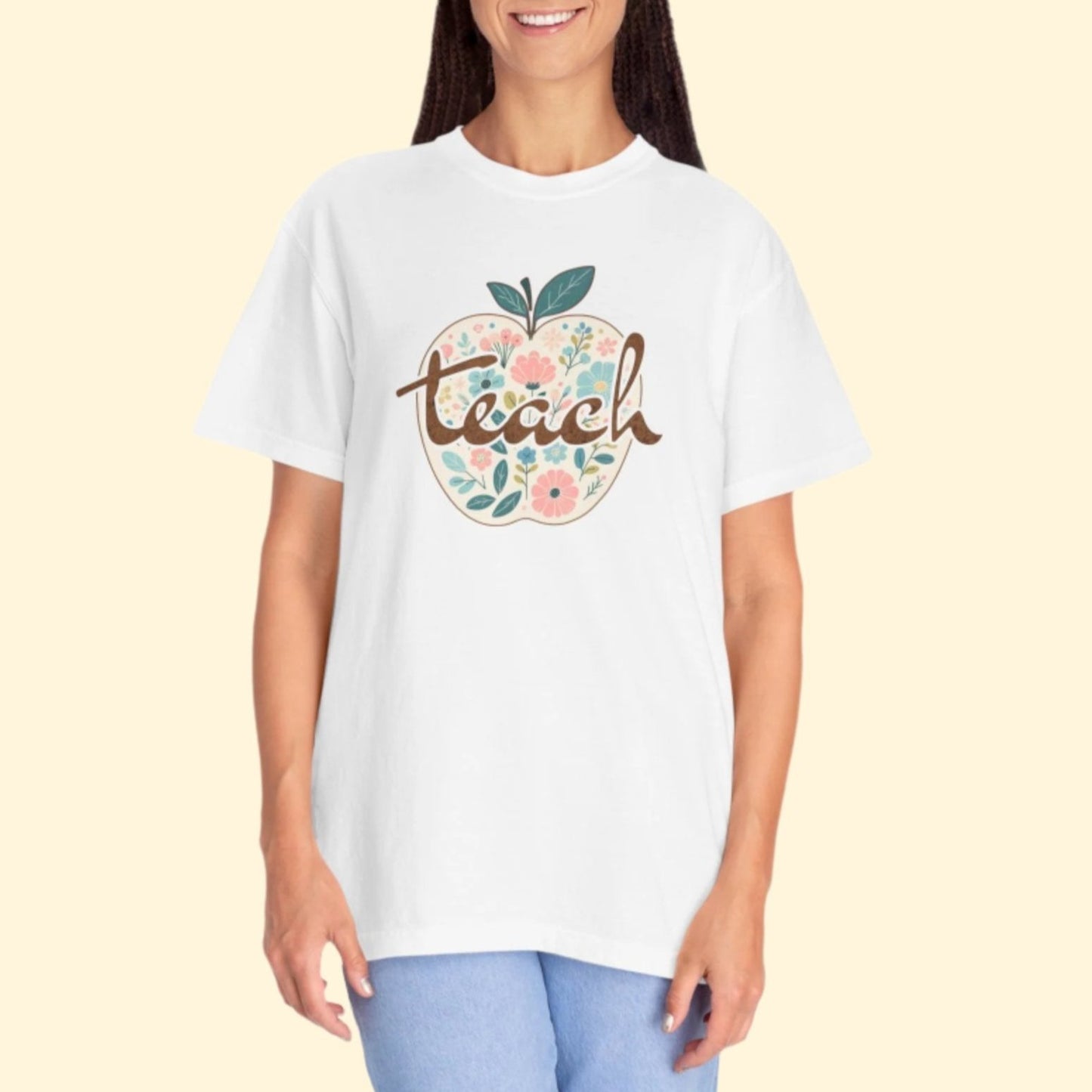 Teach Apple Design Relaxed Fit Tee