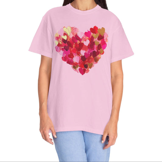 Valentine Heart Design Women's Tee