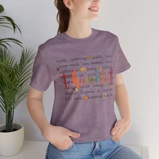 Thankful Thanksgiving Women's Tee