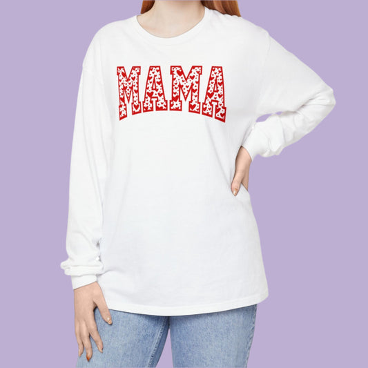 Mama Heart Long Sleeve Tee