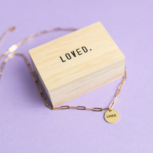 Gold Link Style Necklace (Loved)