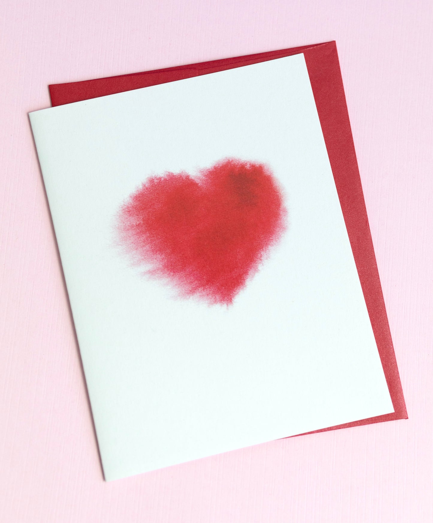 Valentine Heart Greeting Card- Blank