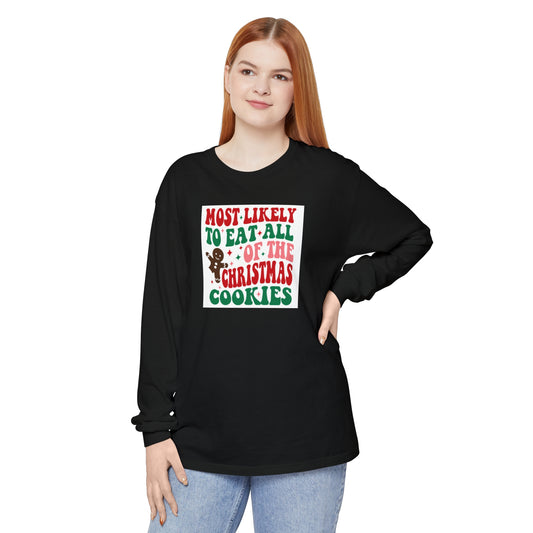 Christmas Cookies Unisex Adult Long Sleeve T-Shirt