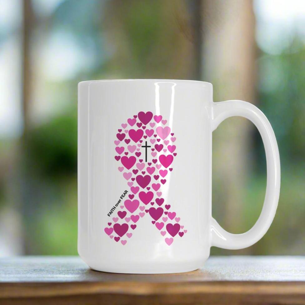 Deluxe Breast Cancer Mug 15oz.