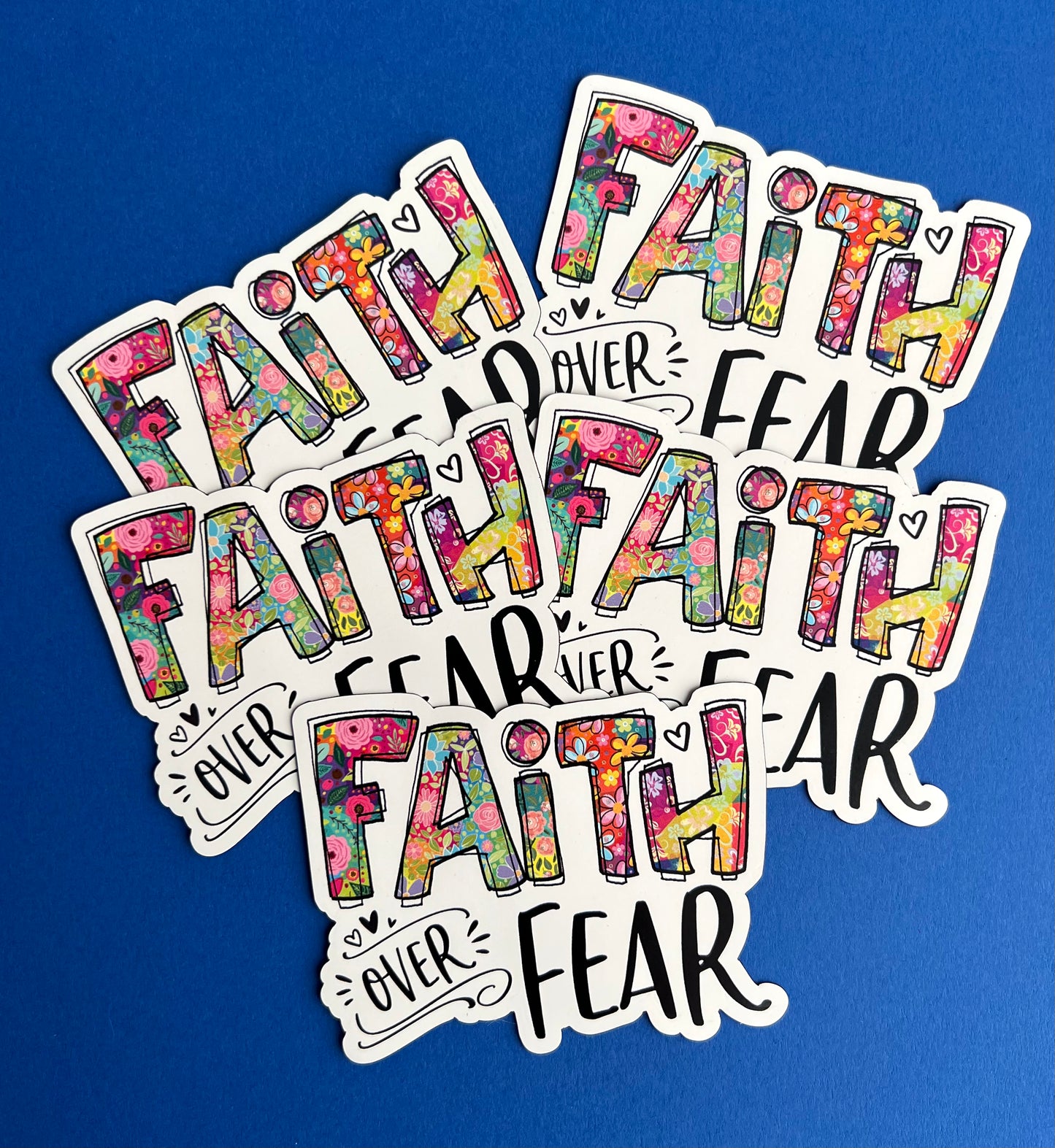 Faith Over Fear - Colorful 3" MAGNET