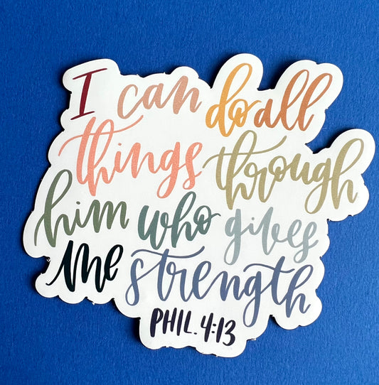 I Can Do All Things..Phil 4:13 MAGNET 3"