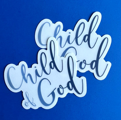 Child of God Vinyl Sticker 3"