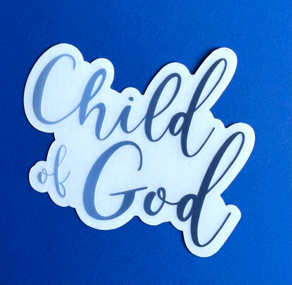 Child of God Vinyl Sticker 3"