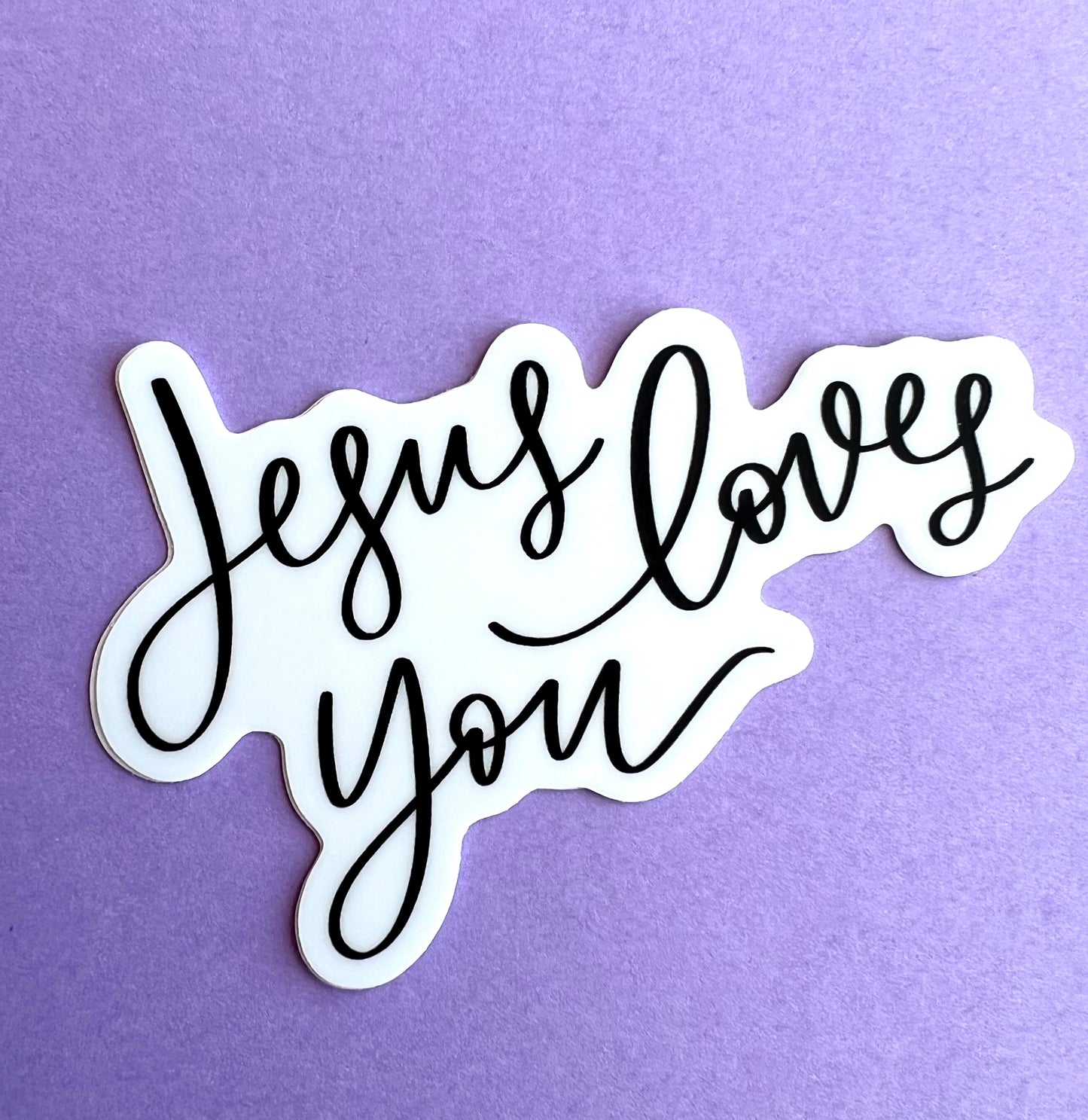 Jesus Loves You Vinyl Sticker